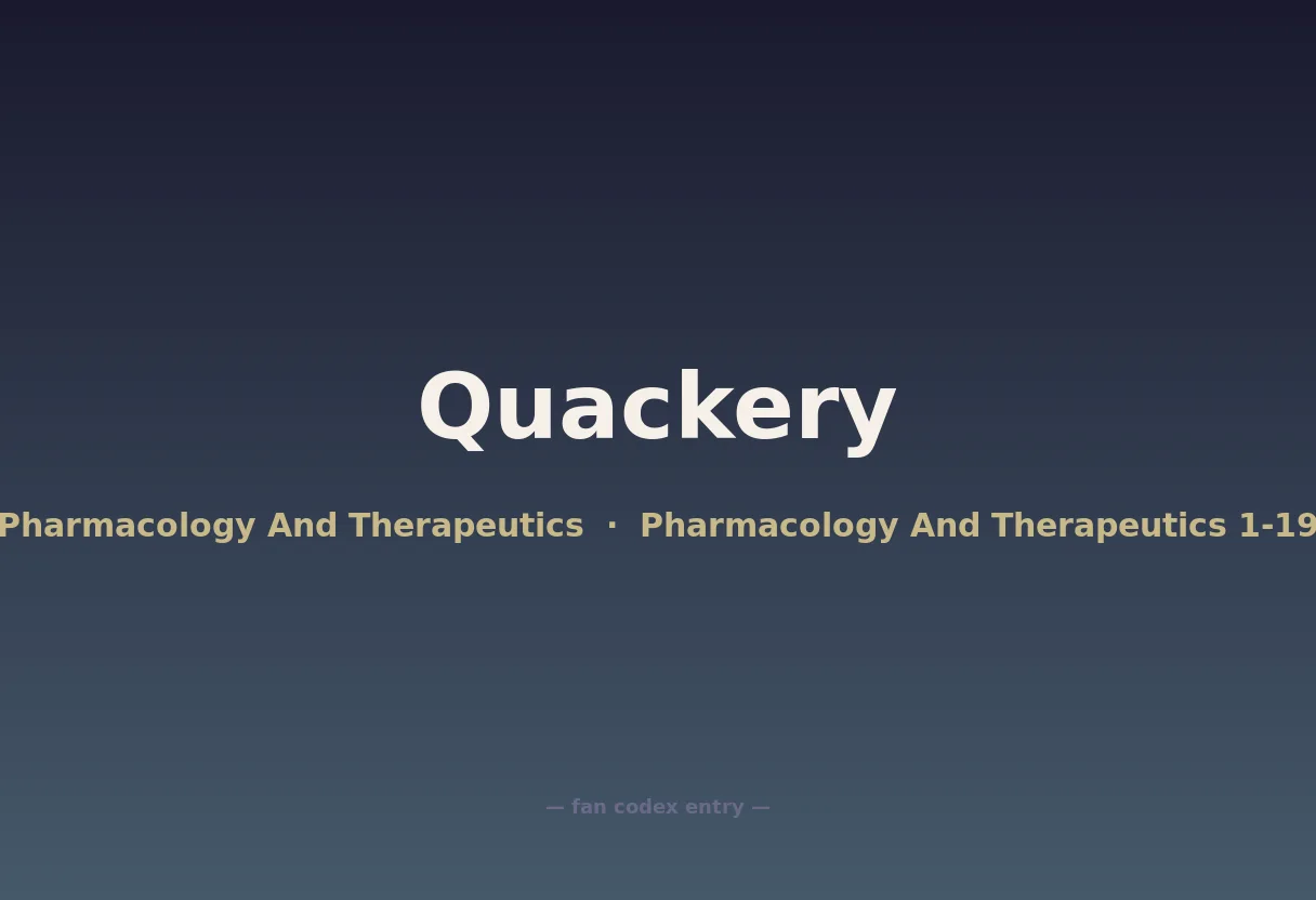 Quackery