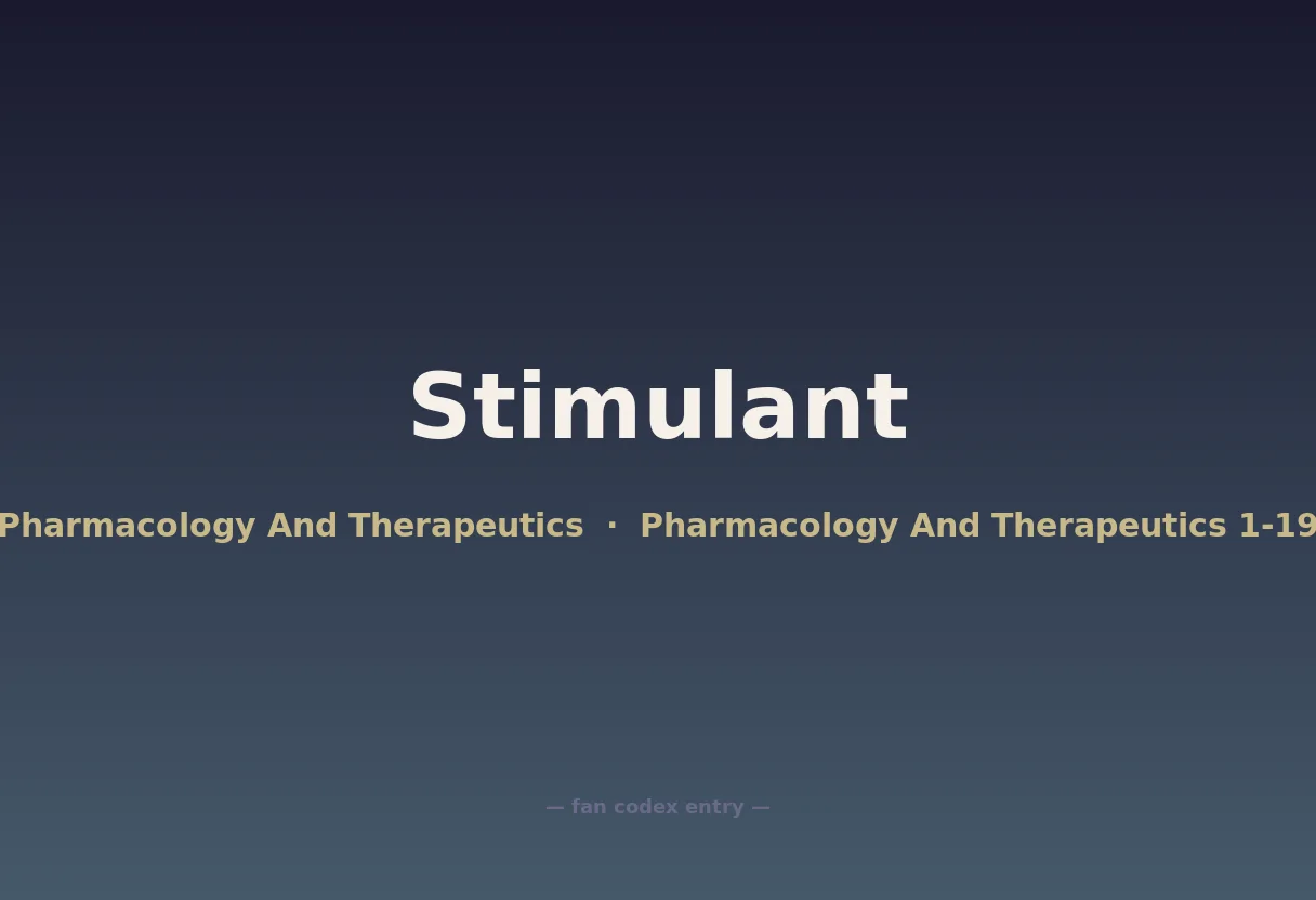 Stimulant